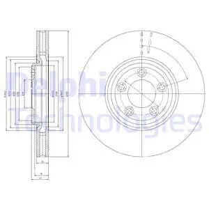 BG4065 DELPHI Тормозной диск (фото 1)