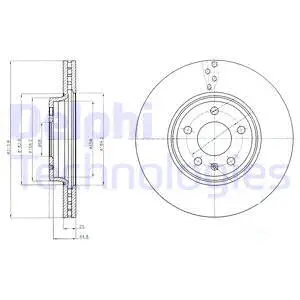 BG4079C DELPHI Тормозной диск (фото 1)