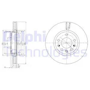 BG4149 DELPHI Тормозной диск (фото 1)