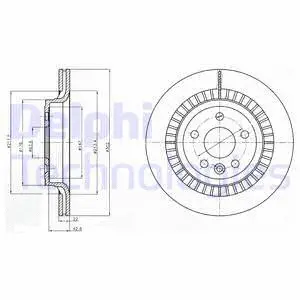 BG4270 DELPHI Тормозной диск (фото 1)