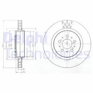 BG4306C DELPHI Тормозной диск (фото 1)