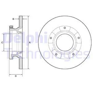 BG4784C DELPHI Тормозной диск (фото 1)