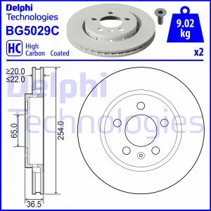 BG5029C DELPHI Тормозной диск (фото 1)