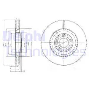 BG9003 DELPHI Тормозной диск (фото 1)