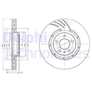 BG9052 DELPHI Тормозной диск (фото 1)