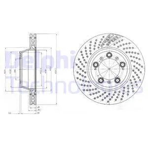 BG9096C DELPHI Тормозной диск (фото 1)