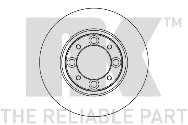 201811 NK Тормозной диск (фото 1)