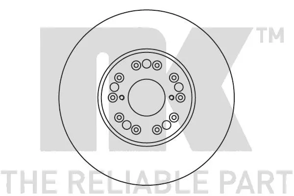 2045165 NK Тормозной диск (фото 1)
