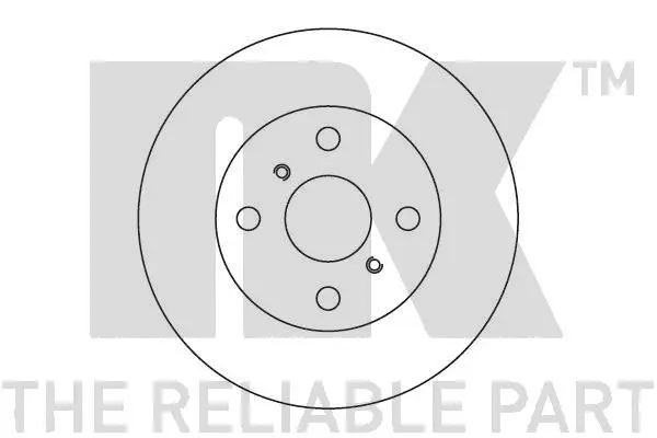 204551 NK Тормозной диск (фото 1)