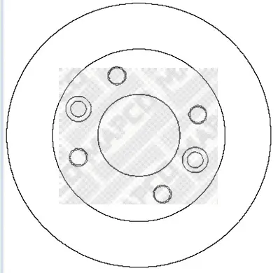 15282 MAPCO Тормозной диск (фото 1)