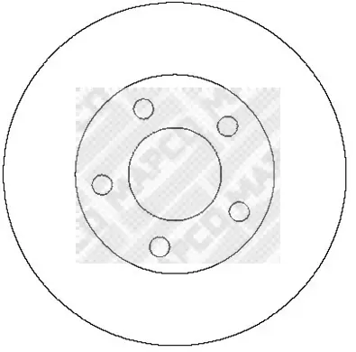 15283 MAPCO Тормозной диск (фото 1)