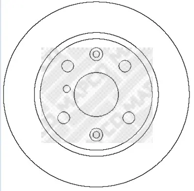 15286 MAPCO Тормозной диск (фото 1)