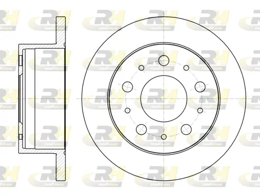 61056.00 ROADHOUSE Тормозной диск (фото 1)