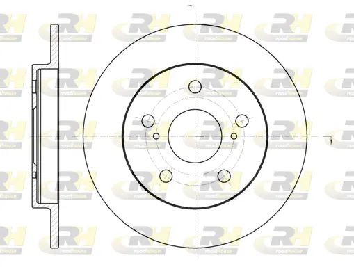 61074.00 ROADHOUSE Тормозной диск (фото 1)