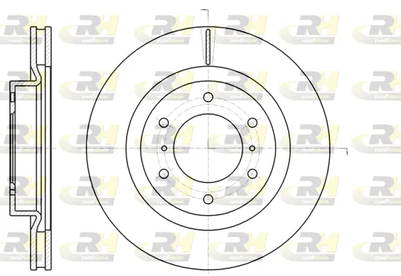 61100.10 ROADHOUSE Тормозной диск (фото 1)