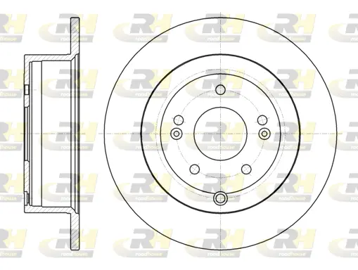 61106.00 ROADHOUSE Тормозной диск (фото 1)