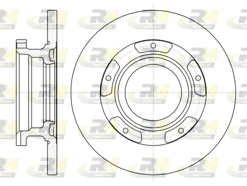 61107.00 ROADHOUSE Тормозной диск (фото 1)
