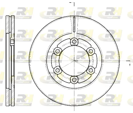 61139.10 ROADHOUSE Тормозной диск (фото 1)