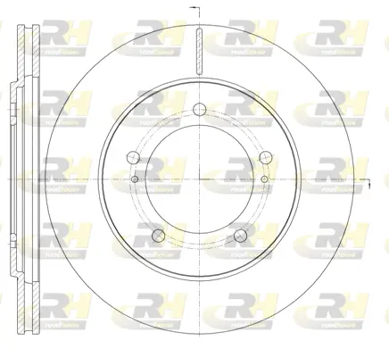 61233.10 ROADHOUSE Тормозной диск (фото 1)