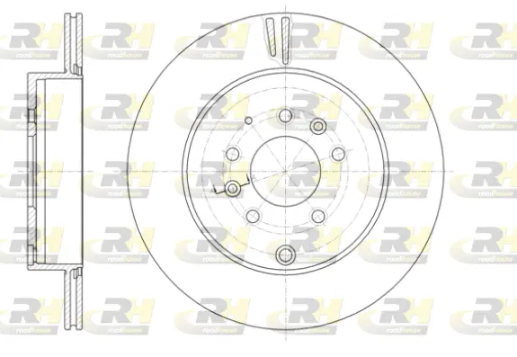61402.10 ROADHOUSE Тормозной диск (фото 1)