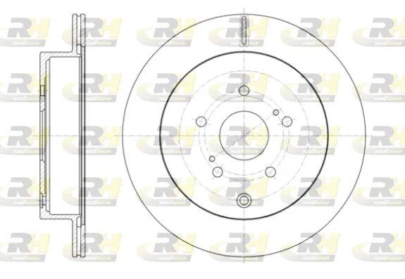 61416.10 ROADHOUSE Тормозной диск (фото 1)