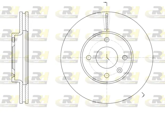 61456.10 ROADHOUSE Тормозной диск (фото 1)