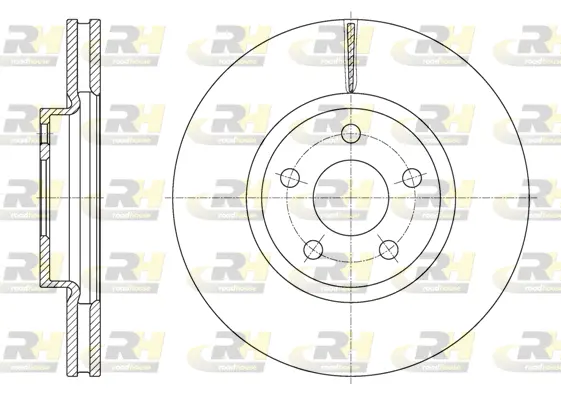 61603.10 ROADHOUSE Тормозной диск (фото 1)