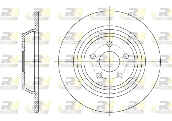 61604.00 ROADHOUSE Тормозной диск (фото 1)