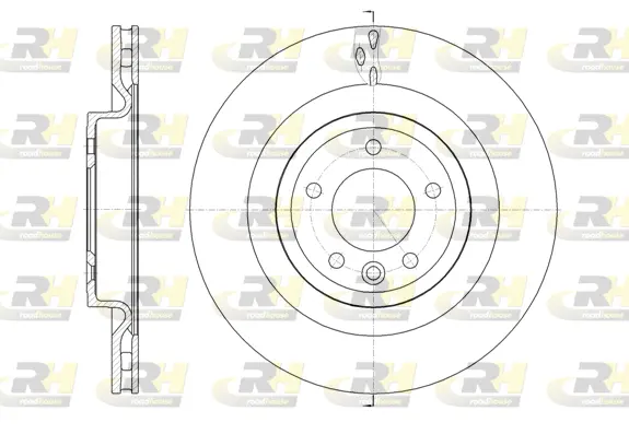 61614.10 ROADHOUSE Тормозной диск (фото 1)