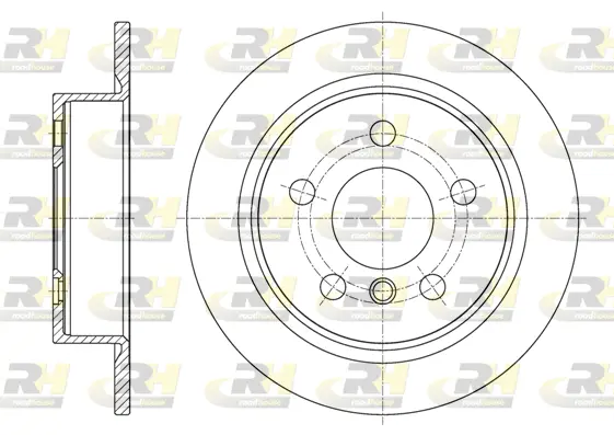 61618.00 ROADHOUSE Тормозной диск (фото 1)