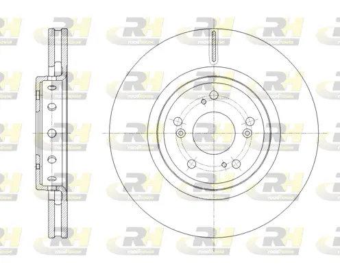 61658.10 ROADHOUSE Тормозной диск (фото 1)