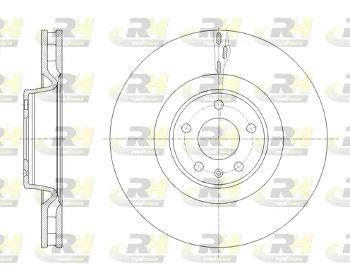 61671.10 ROADHOUSE Тормозной диск (фото 1)
