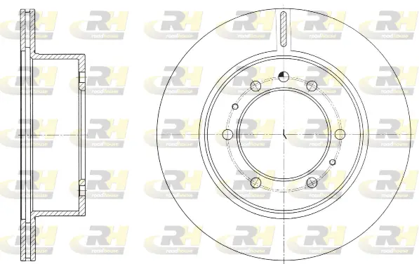 61686.10 ROADHOUSE Тормозной диск (фото 1)