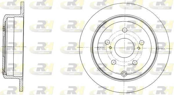 61732.00 ROADHOUSE Тормозной диск (фото 1)