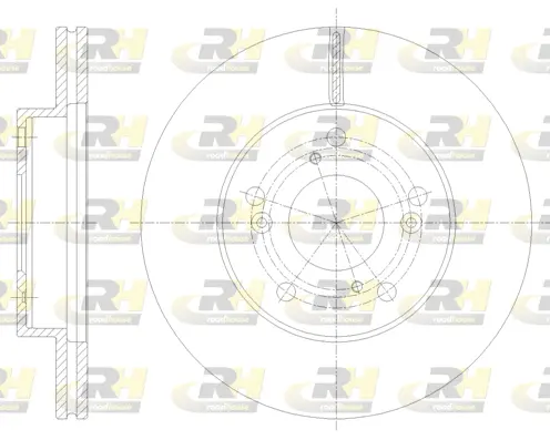 62061.10 ROADHOUSE Тормозной диск (фото 1)