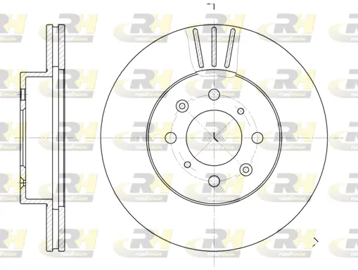 6367.10 ROADHOUSE Тормозной диск (фото 1)