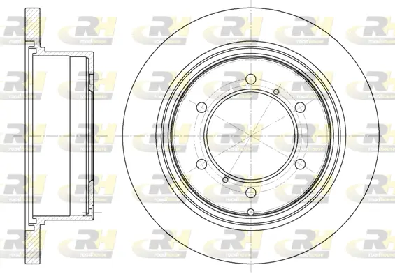 6552.00 ROADHOUSE Тормозной диск (фото 1)