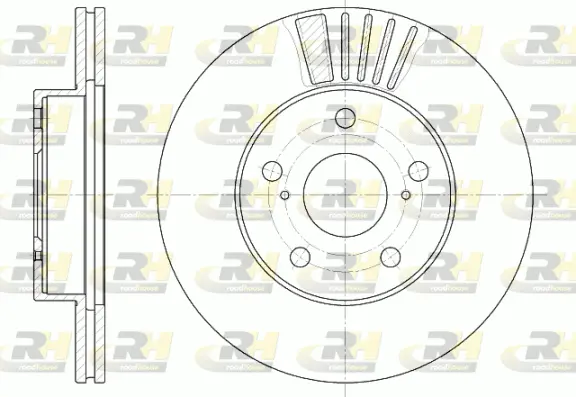 6582.10 ROADHOUSE Тормозной диск (фото 1)