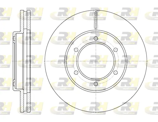 6702.10 ROADHOUSE Тормозной диск (фото 1)