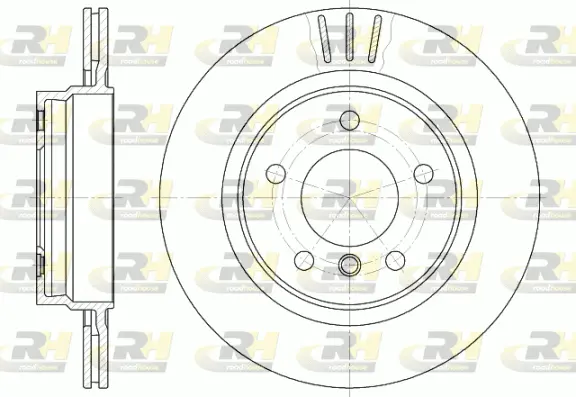 6722.10 ROADHOUSE Тормозной диск (фото 1)