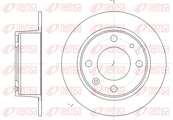 6021.00 REMSA Тормозной диск (фото 1)
