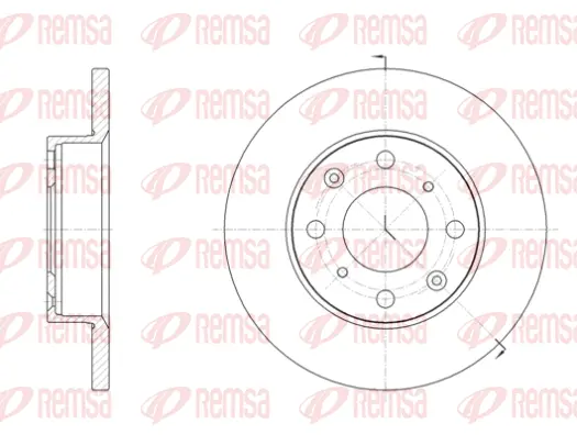 6040.00 REMSA Тормозной диск (фото 1)