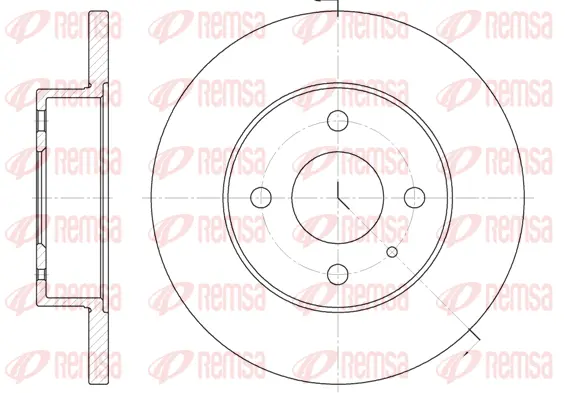 6090.00 REMSA Тормозной диск (фото 1)