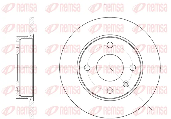 6094.00 REMSA Тормозной диск (фото 1)