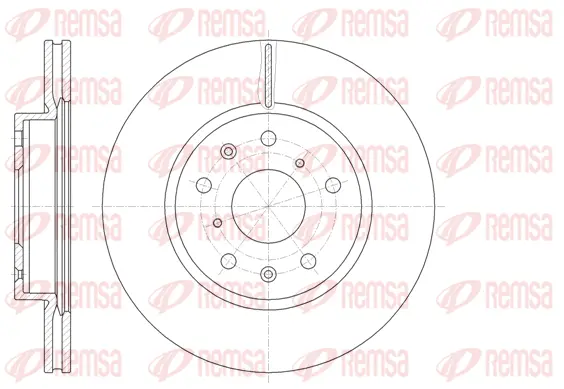 61018.10 REMSA Тормозной диск (фото 1)