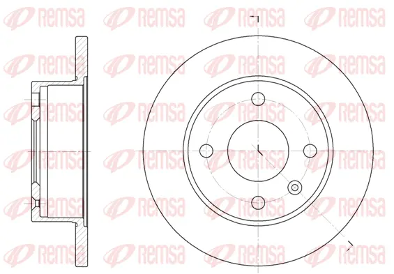 6103.00 REMSA Тормозной диск (фото 1)