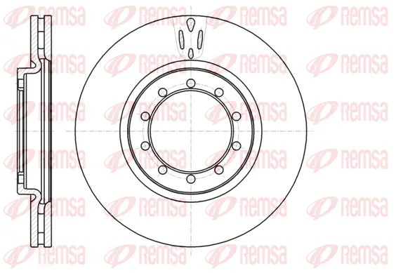 61039.10 REMSA Тормозной диск (фото 1)