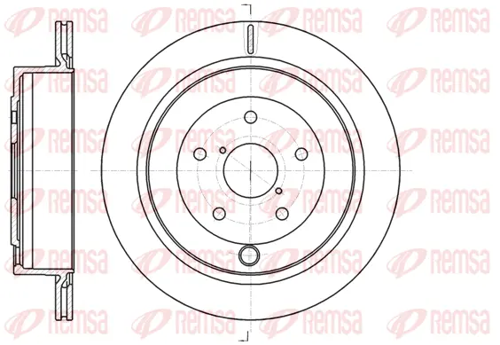 61042.10 REMSA Тормозной диск (фото 1)