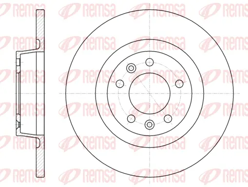 61053.00 REMSA Тормозной диск (фото 1)