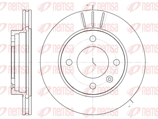 6106.10 REMSA Тормозной диск (фото 1)